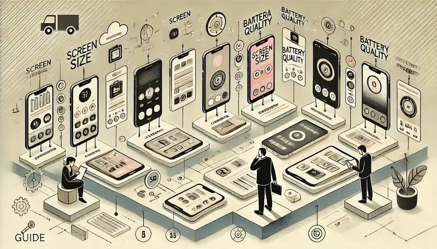 Smartphone features comparison chart