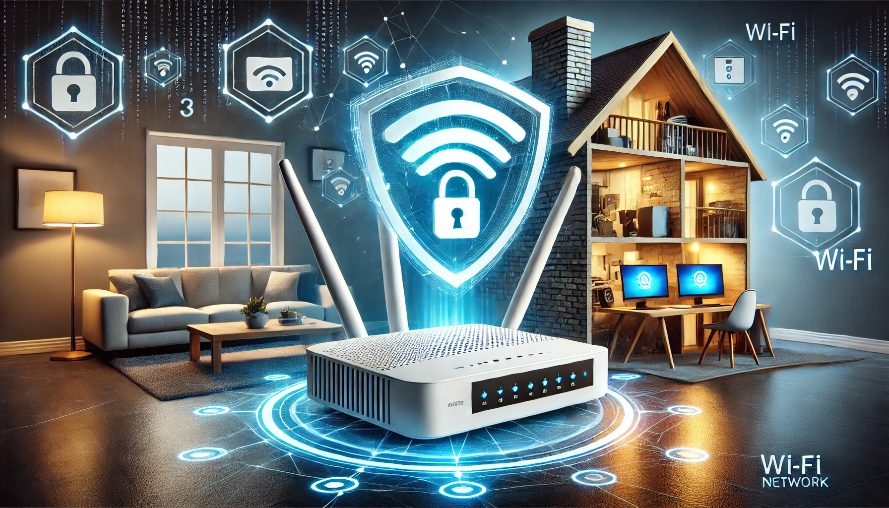 Secure home Wi-Fi network